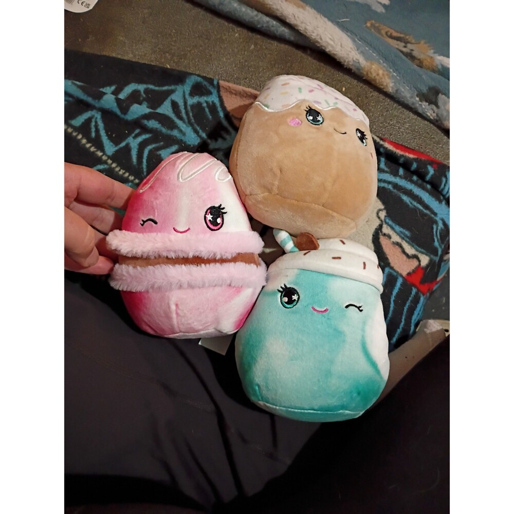 Squishmallow bundle of three small dessert squishmallows-btb